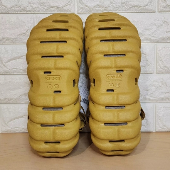 Crocs Echo Clog Mens Size 12 Desert Grass 207937-76A - Picture 5 of 10